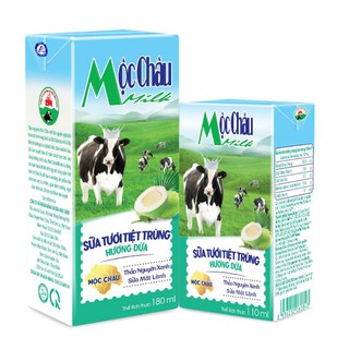 Sữa tươi Mộc Châu vị đường hộp 180ml