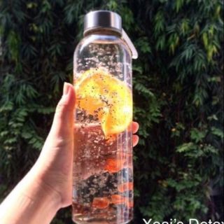 Bình nước thủy tinh có dây xách 500ml
