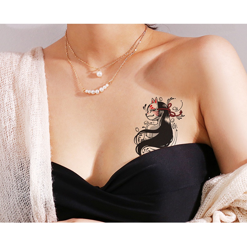 Hình xăm dán LÊN LIỀN U MÊ tạm thời chống nước bền màu dành cho NAM/NỮ GIÁ RẺ