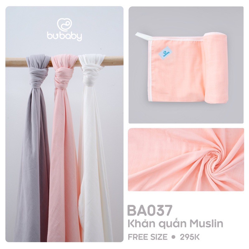 Bu baby - Khăn quấn Muslin BA037