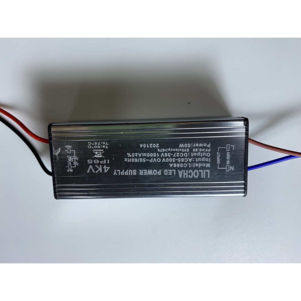Nguồn led Lilocha dùng cho chip led 50w , siêu bền ổn định