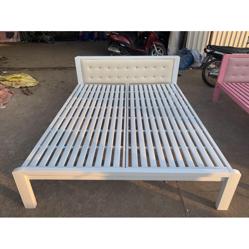 Giường sắt Family 1mx2m TẶNG NỆM