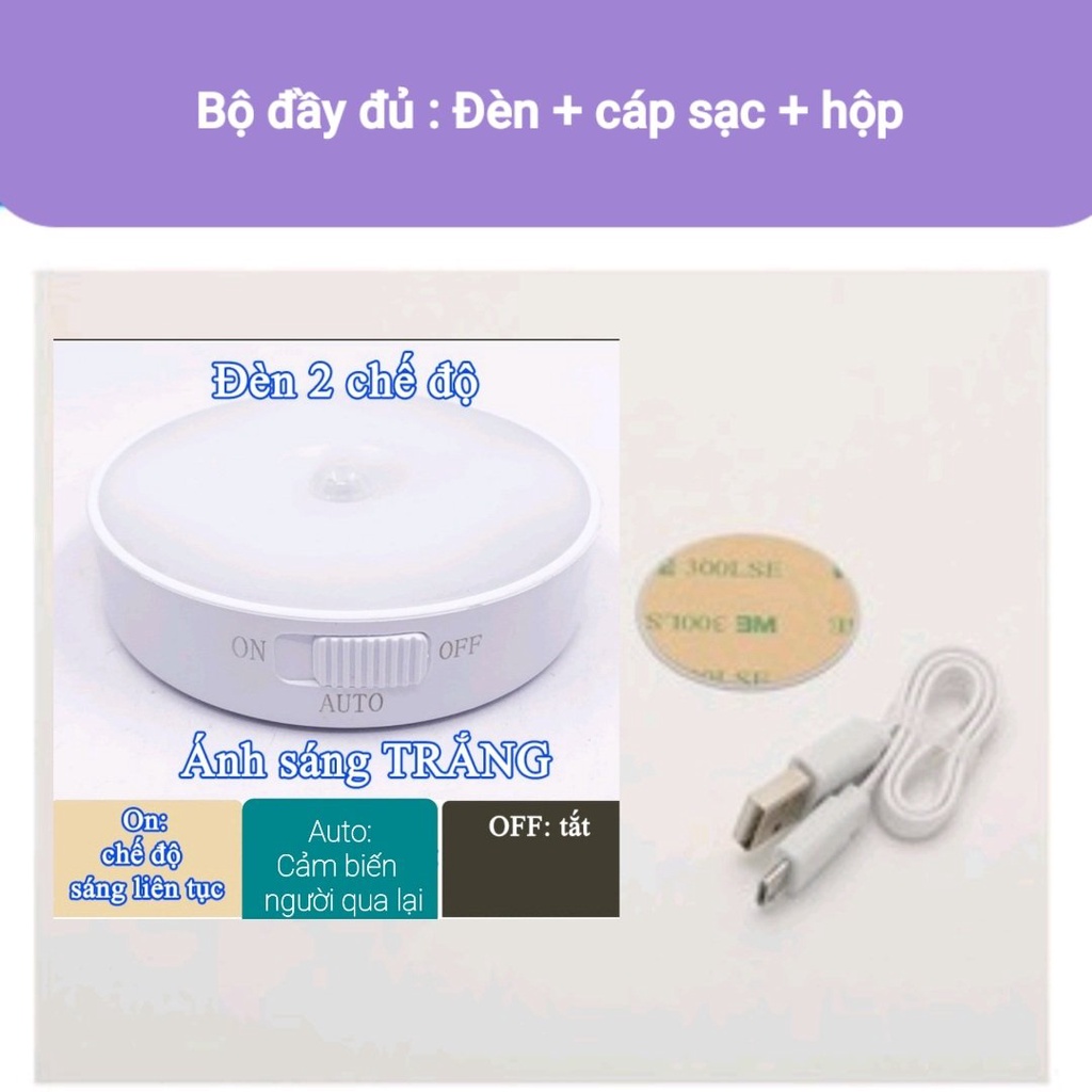Đèn LED Đa Năng, Thông Minh Lắp Phòng Ngủ, Phòng Bếp, Toilet, Tủ Áo, Hành Lang - Yobomall