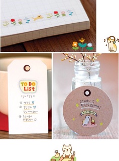 Bộ 6 sticker Meo Meo K0318
