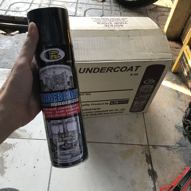 Sơn xịt gầm xe  Undercoat B104 - 600 cc (hàng nhập Thái Lan)