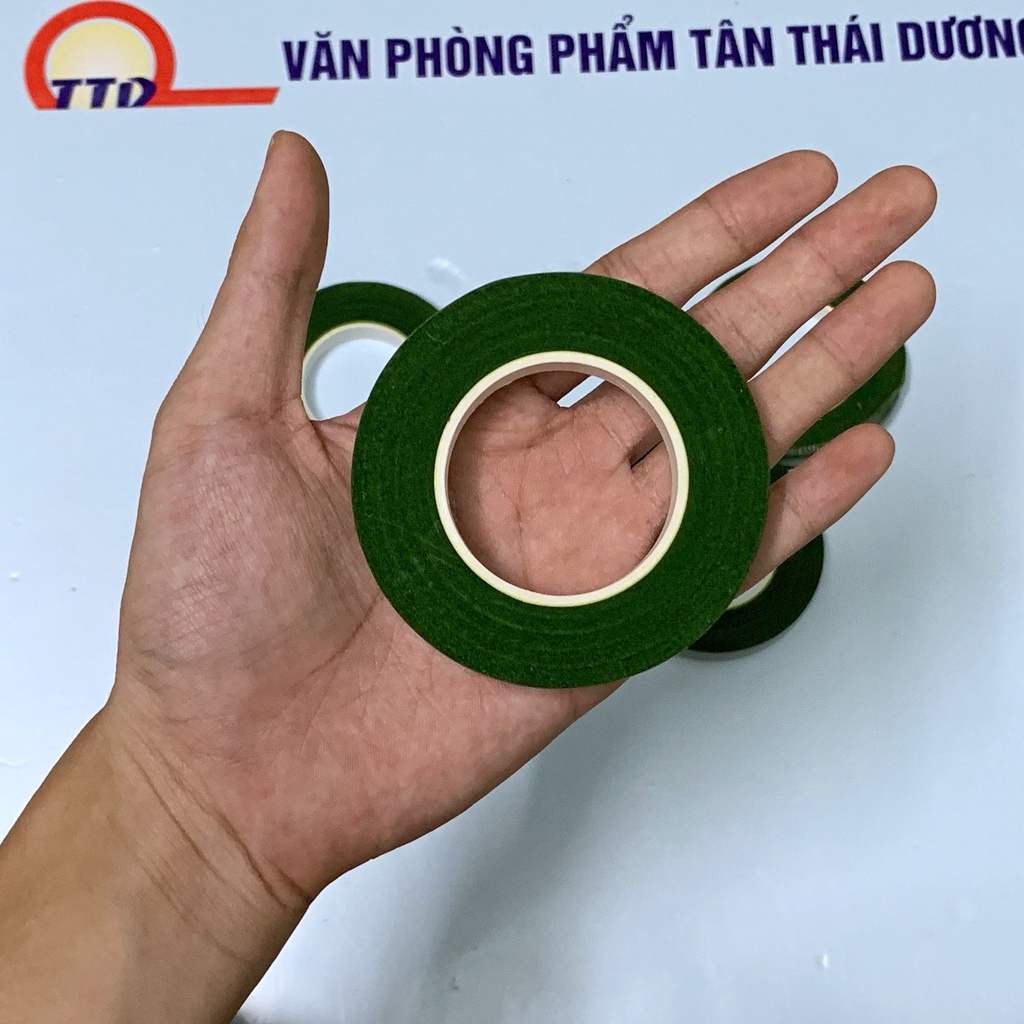 Cuộn Băng Keo Sáp - Băng Dính Sáp - Sáp Quấn Làm Hoa Voan - Hoa Giấy - Làm Đồ Trang Trí Handmade