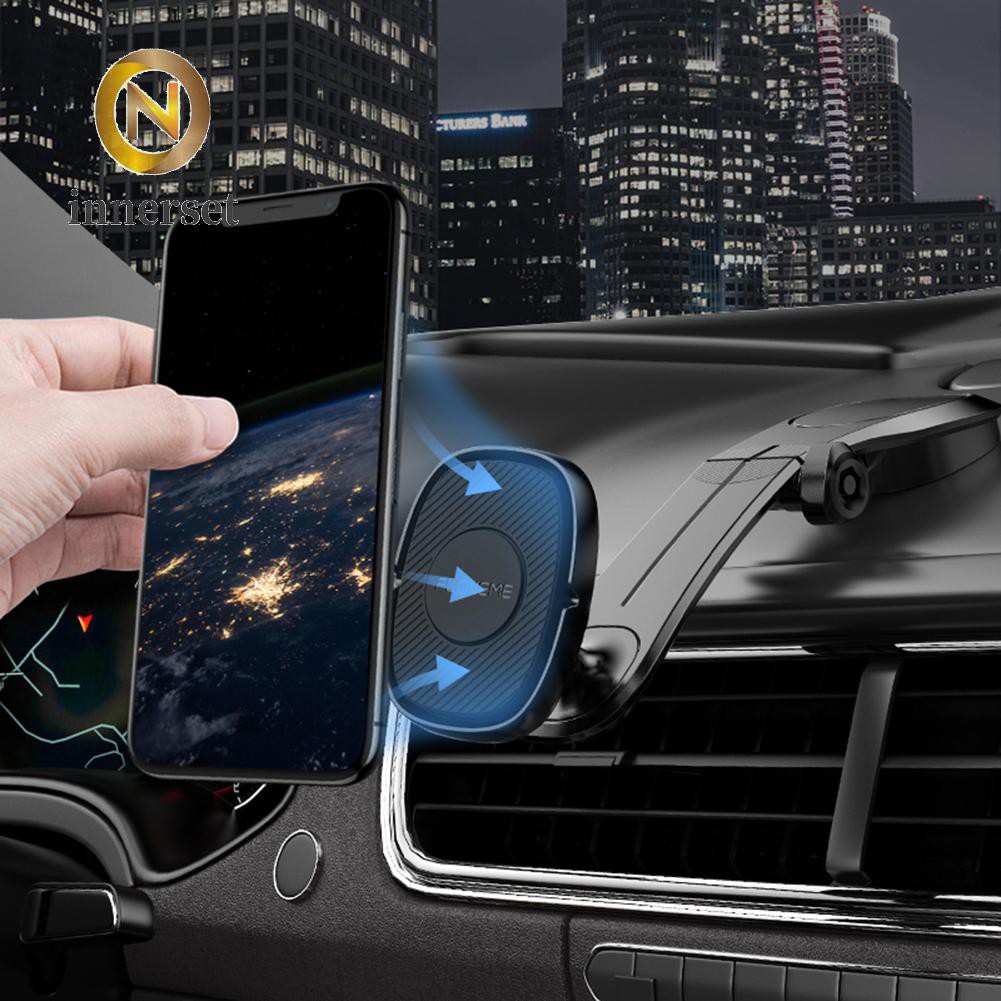 Giá đỡ điện thoại từ tính cho xe ô tô có thể xoay 360 độ có thể gập tiện dụng