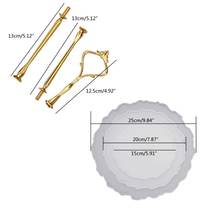 Khuôn Silicone Làm Khay Đựng Trái Cây / Trang Sức Tiện Dụng DIY