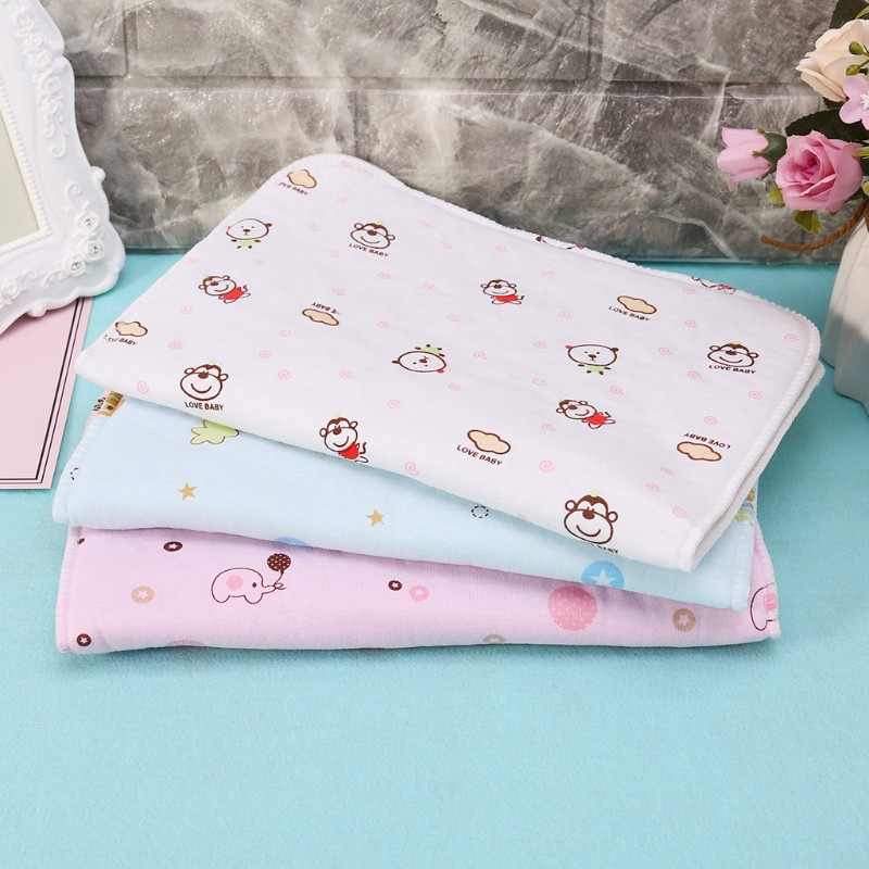 Tấm Lót Xe Đẩy Em Bé Mềm Mại Chống Thấm Nước Có Thể Giặt Và Tái Sử Dụng Tiện Dụng
