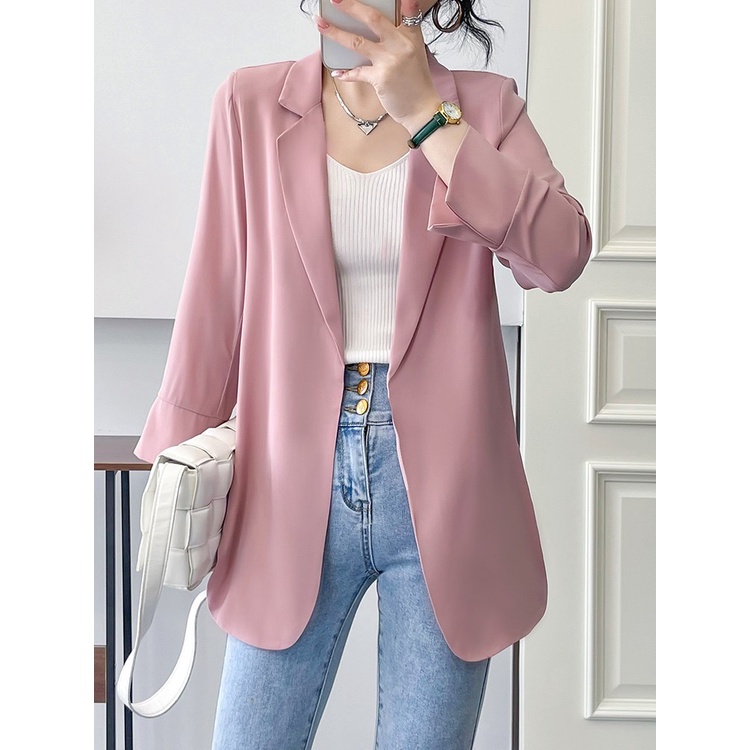 Áo Khoác Hàn Quốc. Áo Khoác Vest Chất Liệu Chiffon Thời Trang Xuân Hè Hàn Quốc Mới Cho Nữ 2022 | BigBuy360 - bigbuy360.vn
