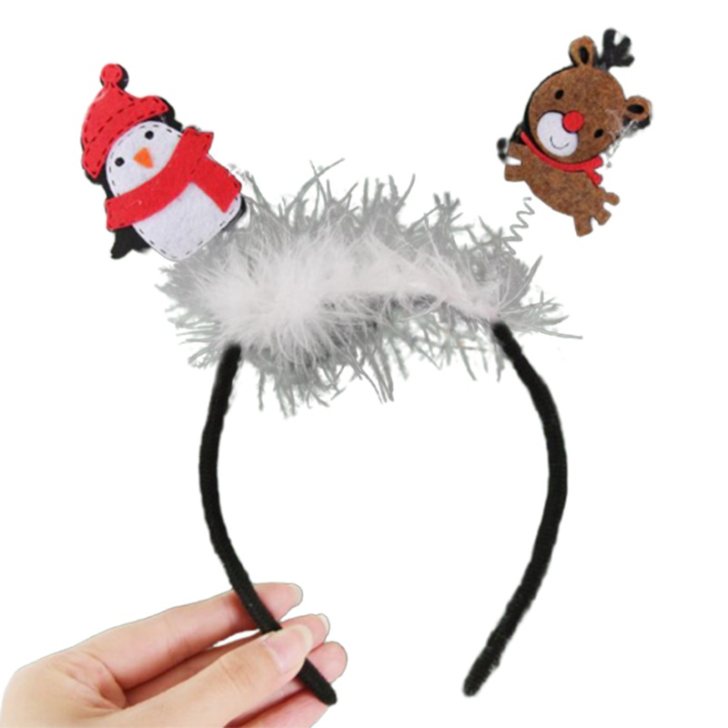 Flgo Băng Đô Cài Tóc Rửa Mặt Hóa Trang Ông Già Noel Tuần Lộc Giáng Sinh Dễ Thương Cho Bé