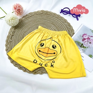 Quần đùi mông thú cho bé trai, bé gái chất thun lạnh