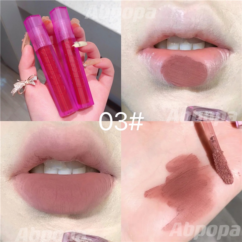 Abpopa Giống Như Thật® Son Kem Lì Mềm Mượt Dưỡng Ẩm Môi