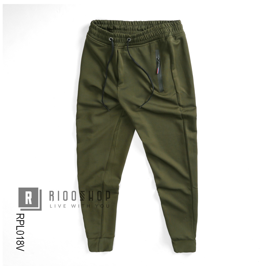 Quần thun nam dài trơn thể thao phong cách jogger cực đẹp RPL018 - quần dài nam Riooshop