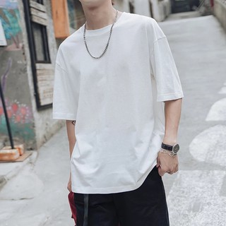 Áo Thun Tay Lỡ Trơn Unisex