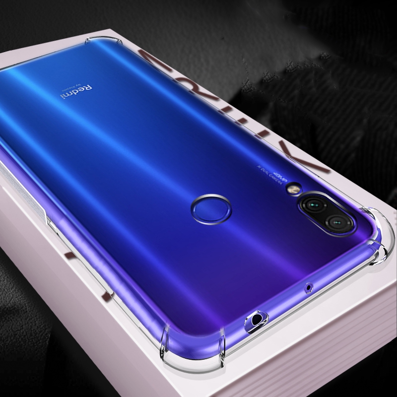 Ốp điện thoại trong suốt chống sốc cho Xiaomi Mi 9/9SE 8/8SE A2 Lite Redmi Note 6 6A S2/Y2 5 5P 5A Note 6 7