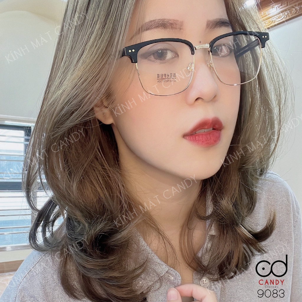 Gọng kính cận vuông cao cấp unisex 9083 – Kính Mắt Candy