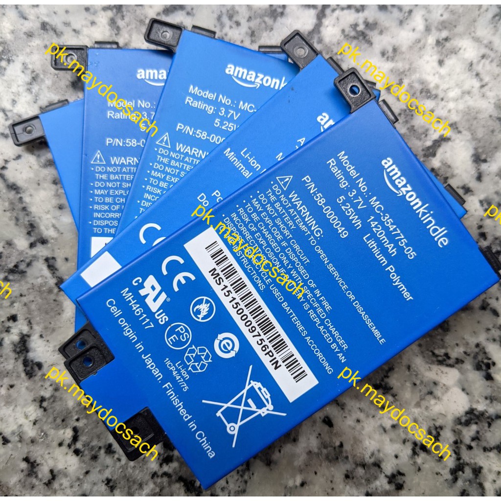 Pin Battery máy đọc sách Amazon Kindle Paperwhite, Voyage, Oasis, Keyboard, TẶNG KÈM bộ công cụ tháo máy