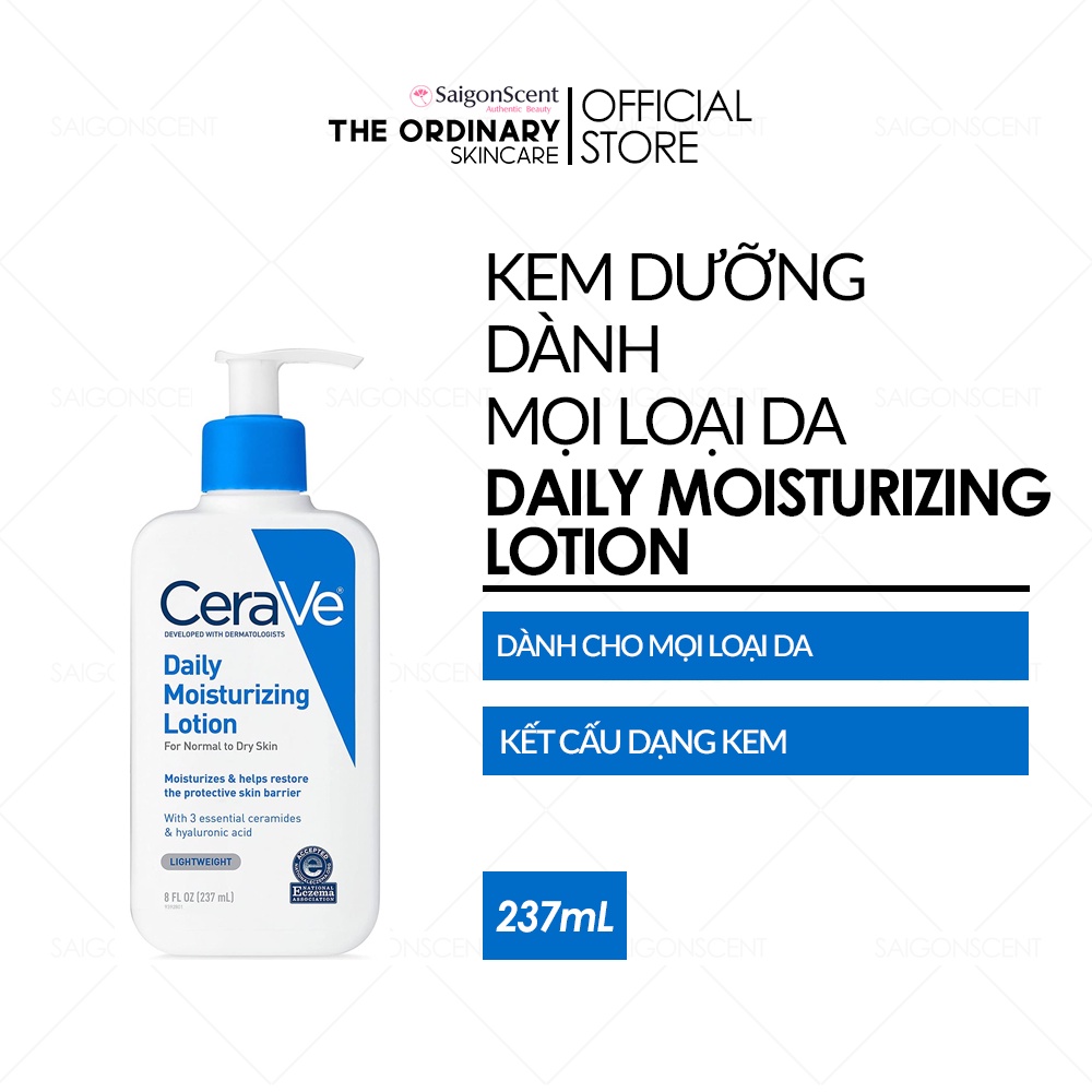 Kem dưỡng dưỡng CeraVe Daily Moisturizing Lotion ( 237mL )