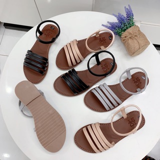 Giày Sandal 4 quai ngang. Hậu thun
