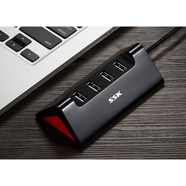 Hub USB 3.0 4 port SSK SHU 835 Chính hãng (Dây dài 1m). VI TÍNH QUỐC DUY