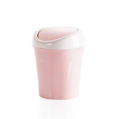 Thùng rác mini có nắp để bàn, thùng rác trơn, để bàn làm việc, bàn học