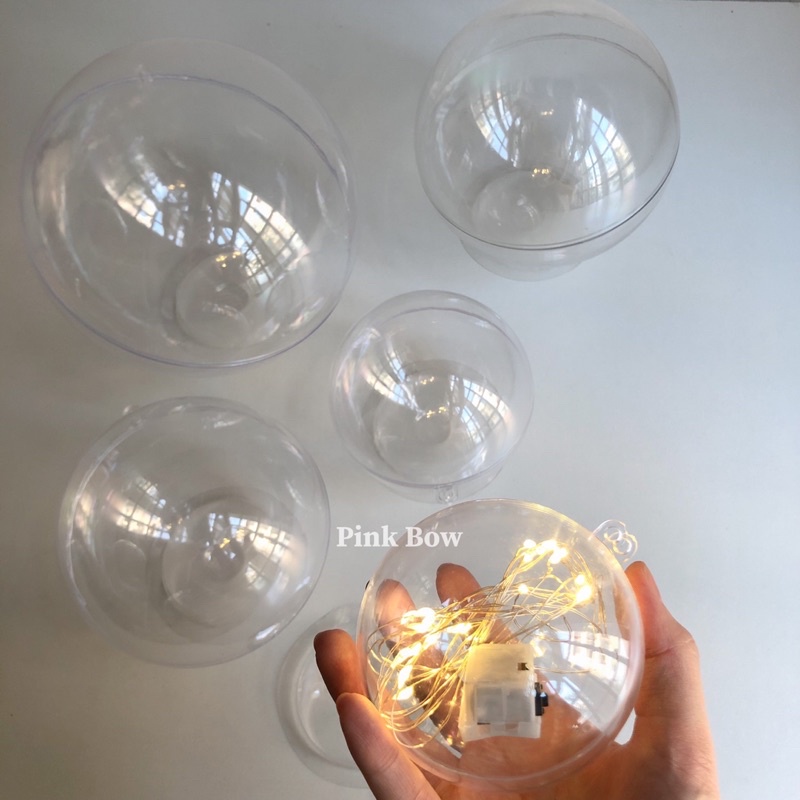 Khuôn làm bánh kem hình bóng tròn đủ mọi size 8-16cm bằng nhựa