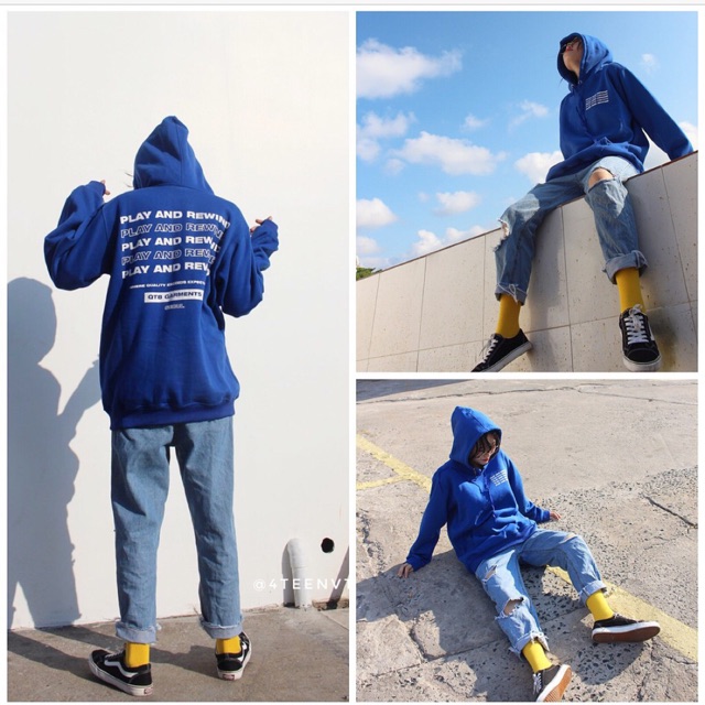 [HOODIE] PLAY AND REWIND