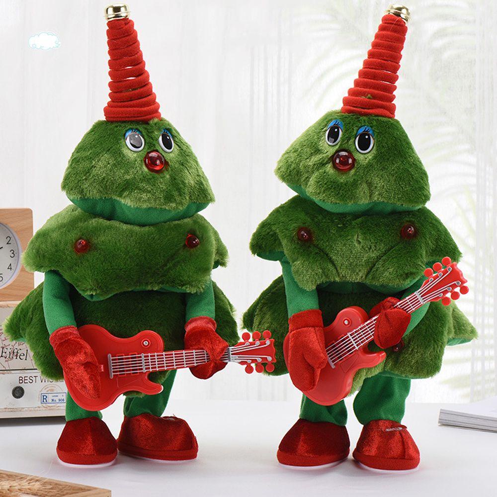 Búp Bê Nhồi Bông Hình Cây Thông Giáng Sinh Năm Mới Đơn Giản Dễ Thương