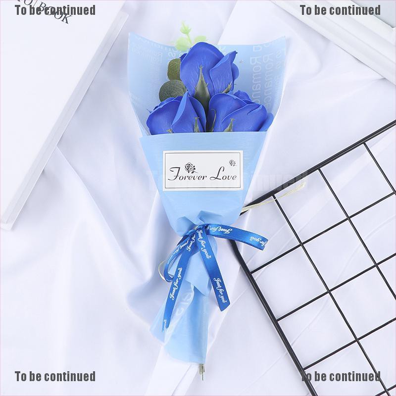 Bó 3 Hoa Hồng Sáp Làm Quà Tặng Ngày Của Mẹ