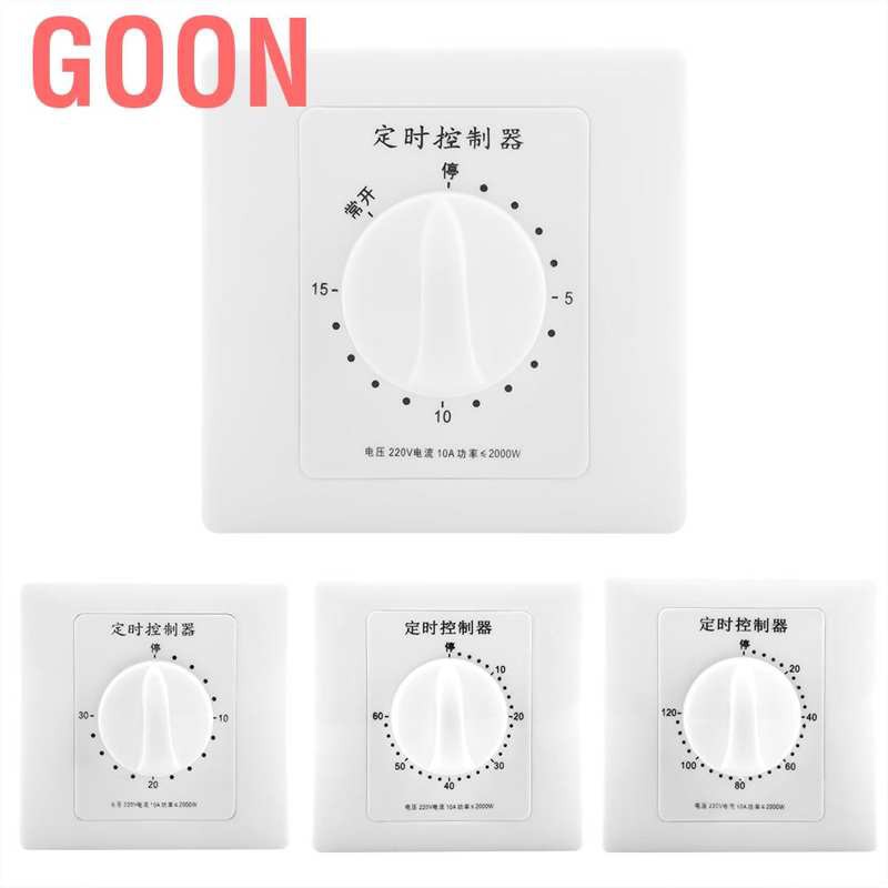 Goon 220V Digital LCD Kitchen Home Cooking Timer Count-Down Up Clock Alarm Switch Set