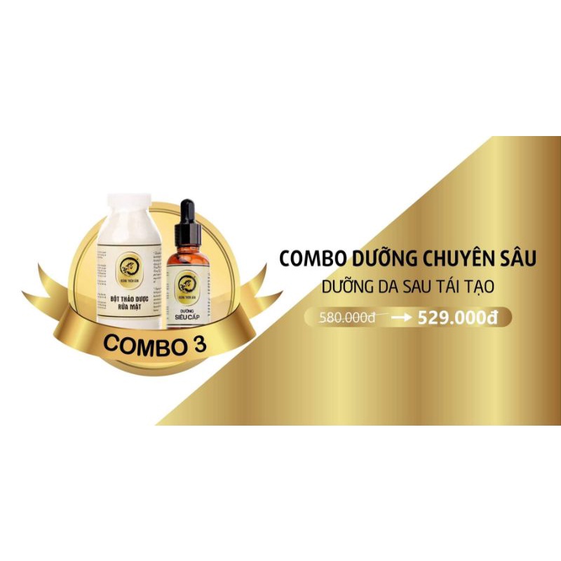COMBO DƯỠNG DA CHUYÊN SÂU