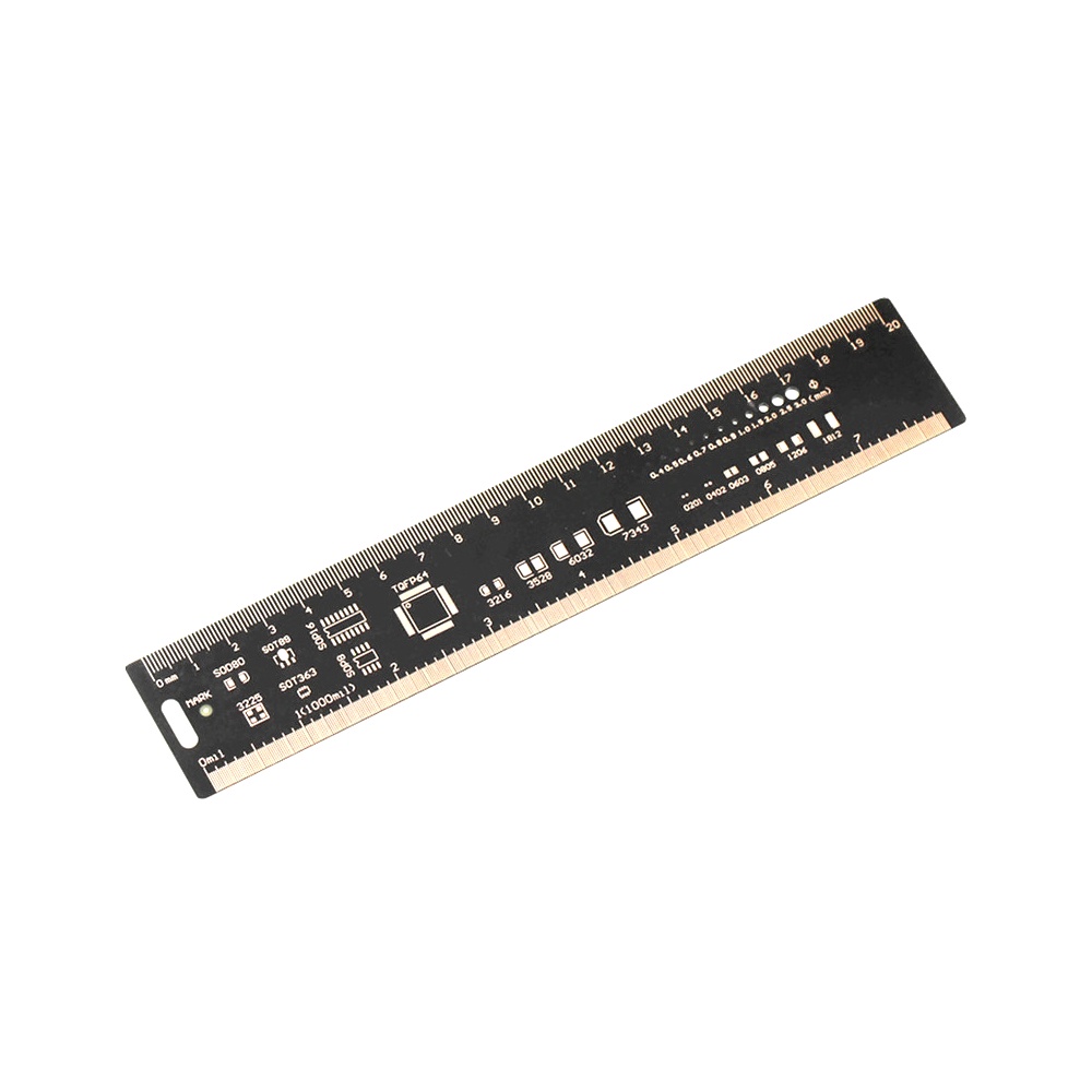 PCB Ruler for Electronic Engineers Geeks Makers Arduino Fans PCB Reference Ruler PCB Packaging Unit burang