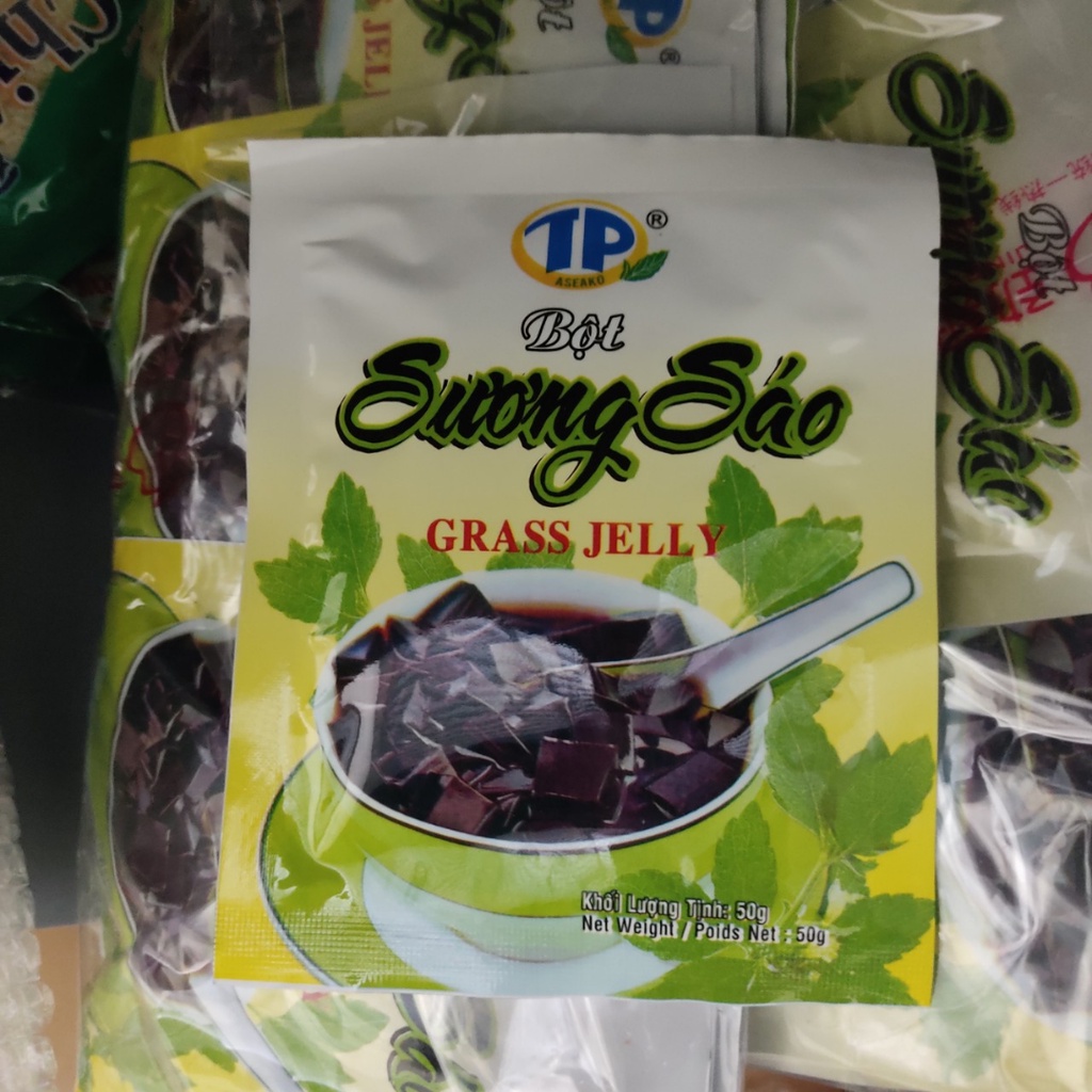(sỉ thùng) sương sáo/thạch sương sáo 50g/gói-100 gói