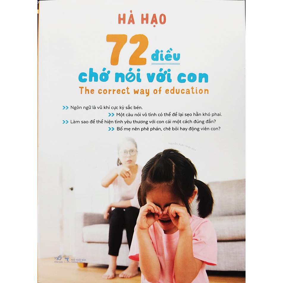 Sách - 72 điều chớ nói với con - The correct way of education