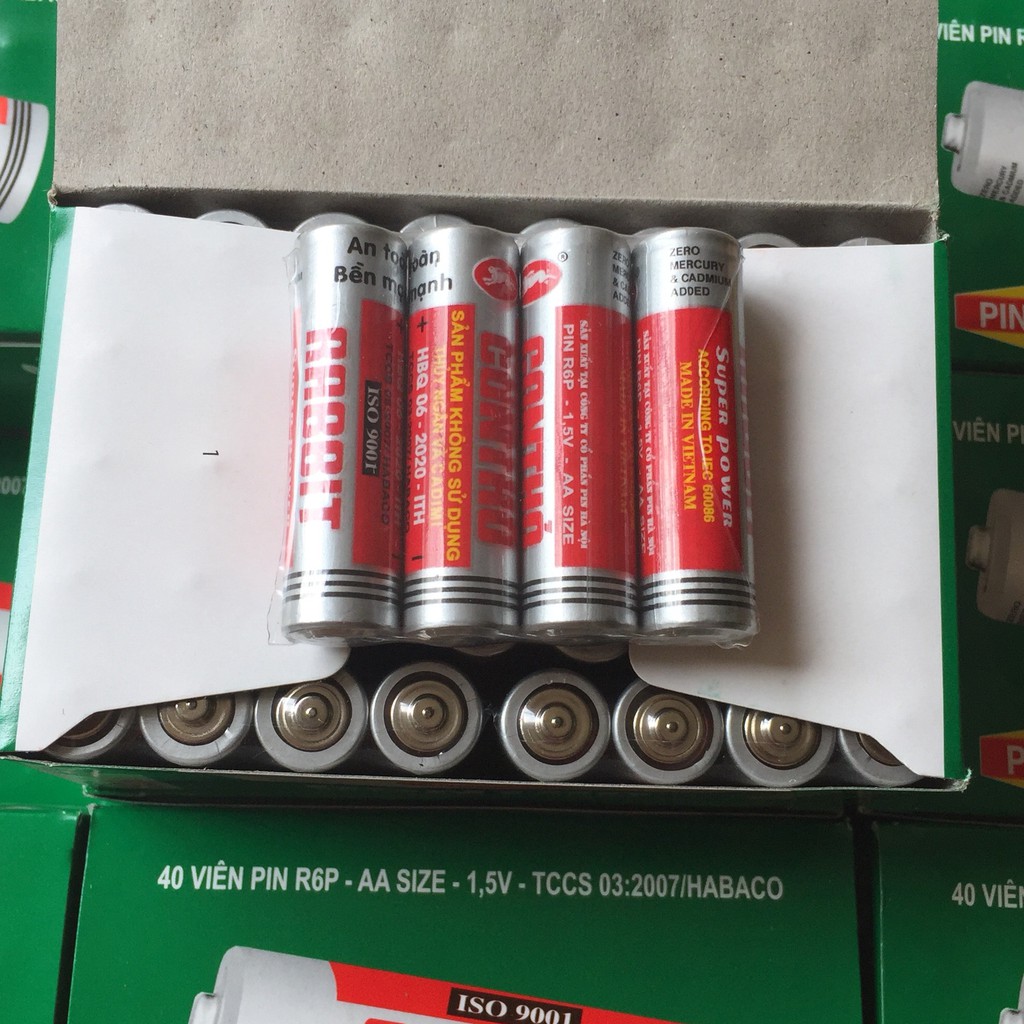 Hộp 40 viên pin CON THỎ AA