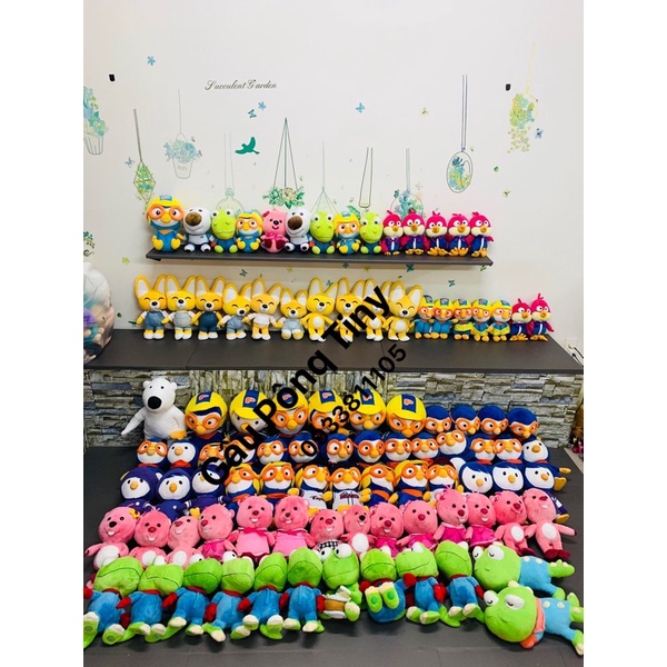 Gấu bông Pororo và những người bạn