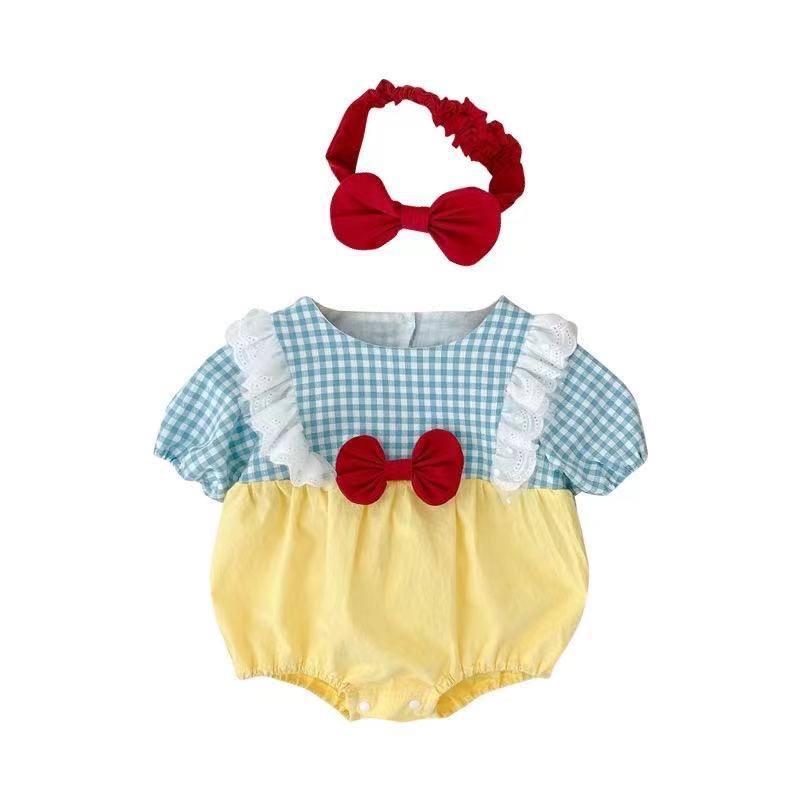 Áo liền quần SOFFNY phong cách Nhật Hàn công chúa xinh xắn dành cho em bé