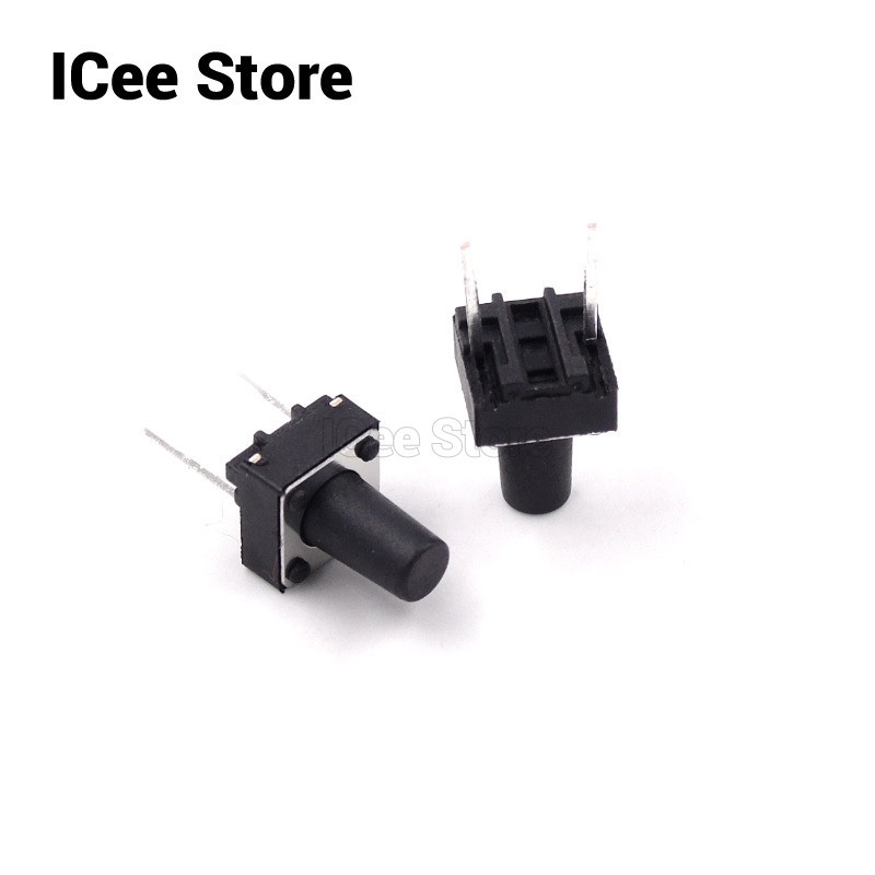 Set 20 Công Tắc Tròn 2 Chấu 6x64.3/5/6/7/8/9/10mm 6*6*4.3mm 5mm 6mm 7mm 8mm 9mm 10mm 2 Pin