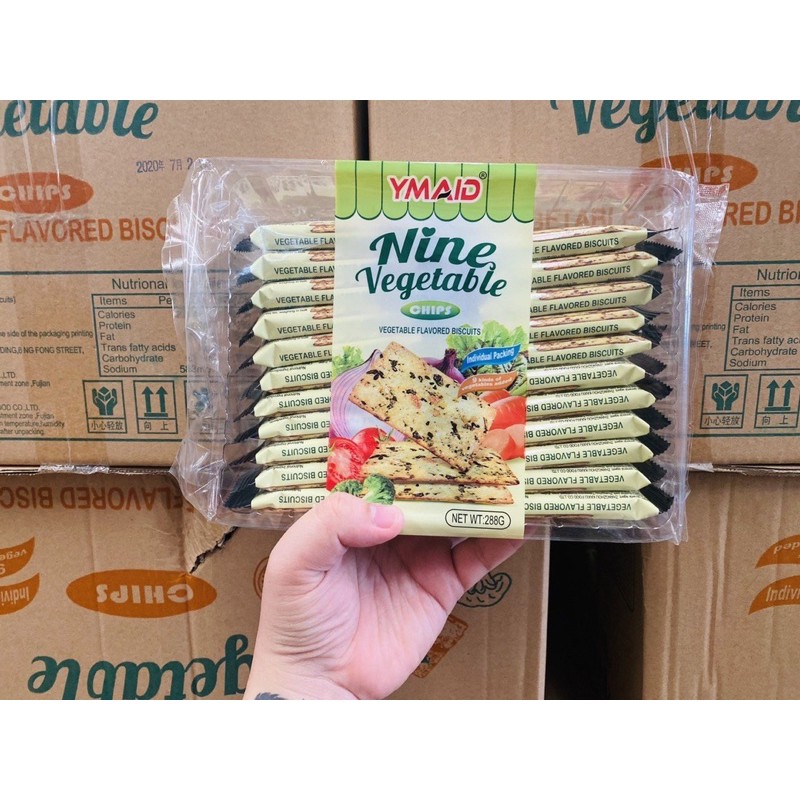 BÁNH QUY VỊ RAU CỦ & PHÔ MAI YMAID | BigBuy360 - bigbuy360.vn