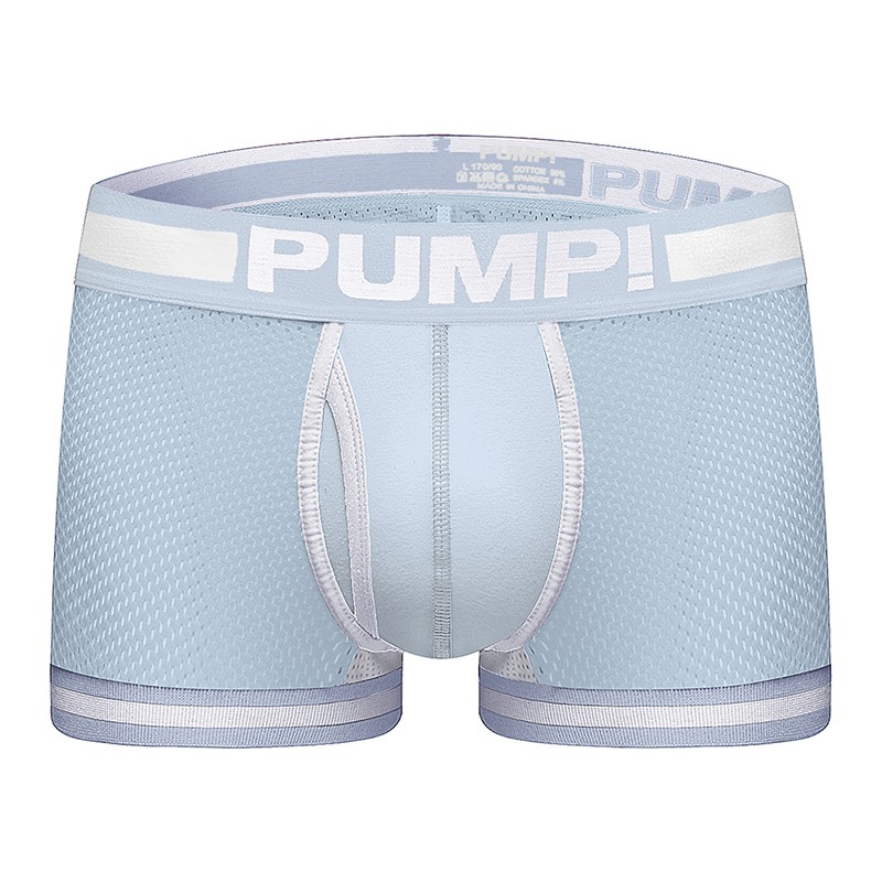 Quần Lót Boxer Nam Dạng Lưới Thoáng Khí Màu Trắng Đen H499