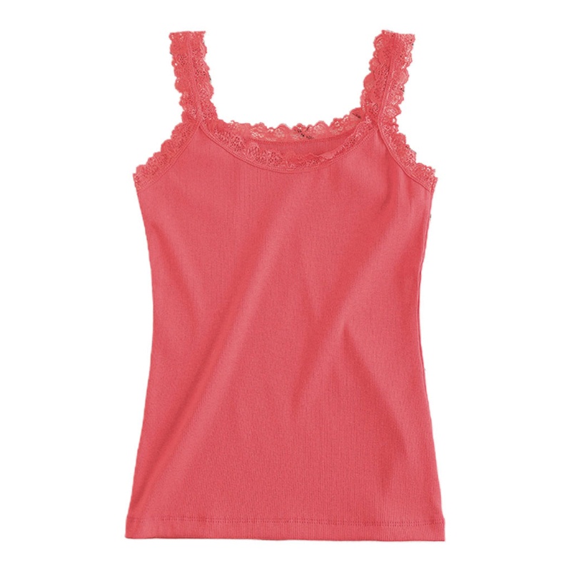 Áo Tank Top Không Tay Cổ Chữ U Màu Sắc Kẹo Ngọt Xinh Xắn Cho Nữ