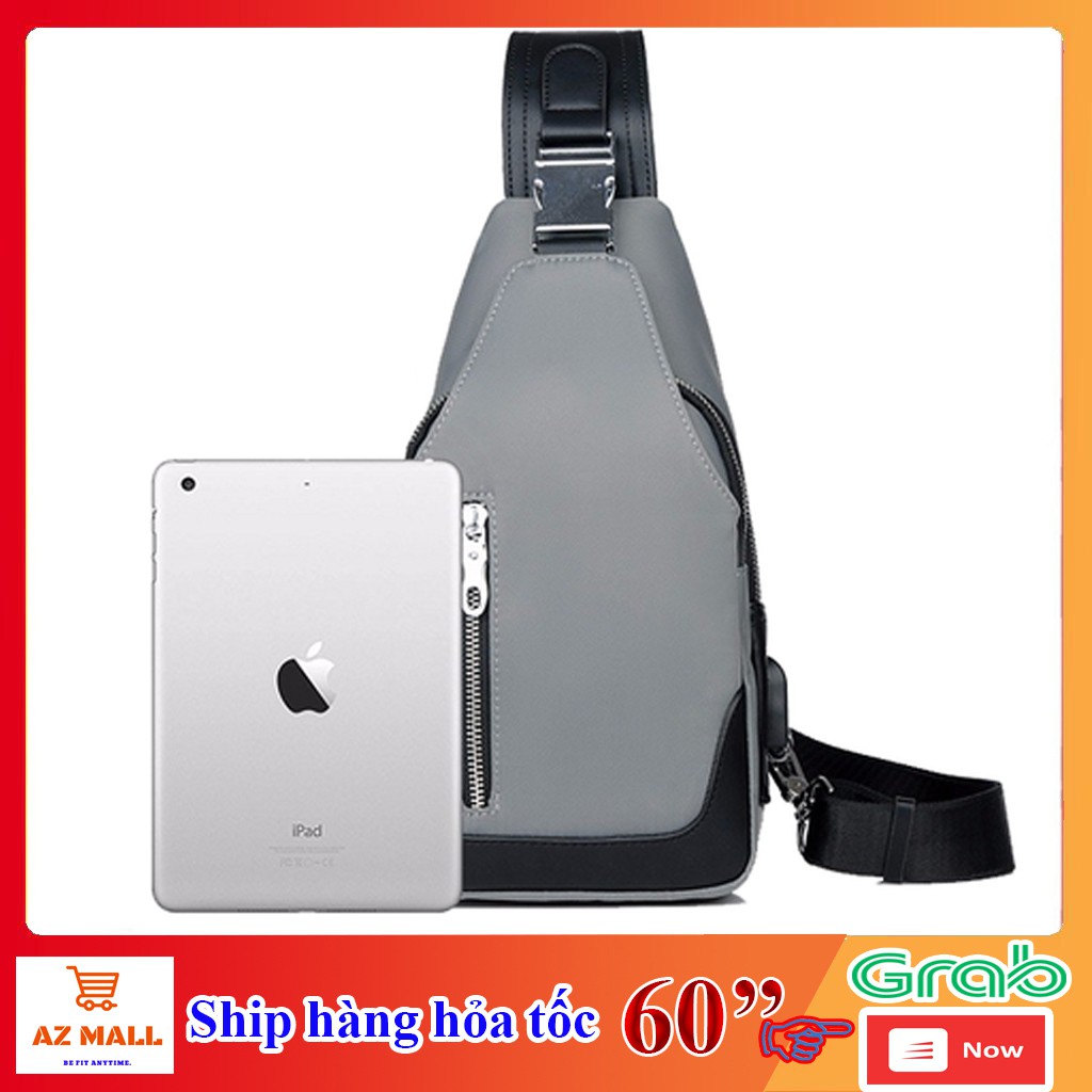 Túi đeo chéo nam Unisex phong cách Hàn Quốc, Vải canvas chống nước, Chống bám bụi - Túi chéo nam TC57 | BigBuy360 - bigbuy360.vn