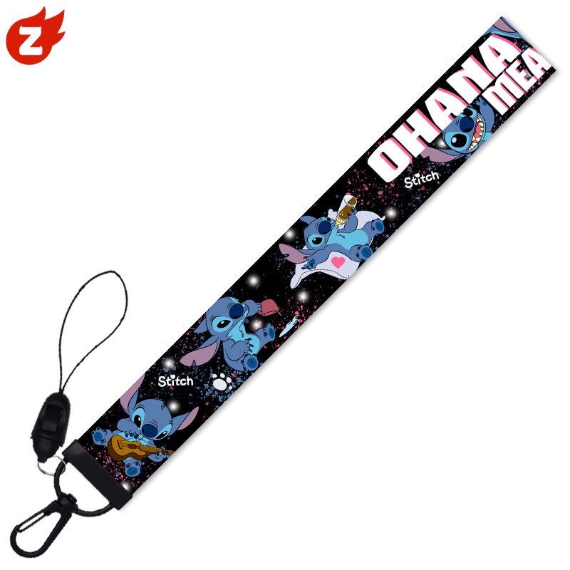 1 Dây Đeo Thẻ ID Hình Stitch Dễ Thương
