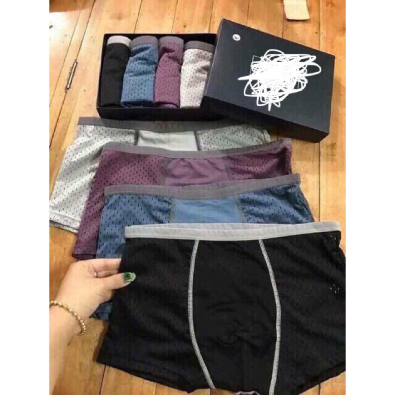 Hộp 4 quần sịp thông hơi cực đẹp