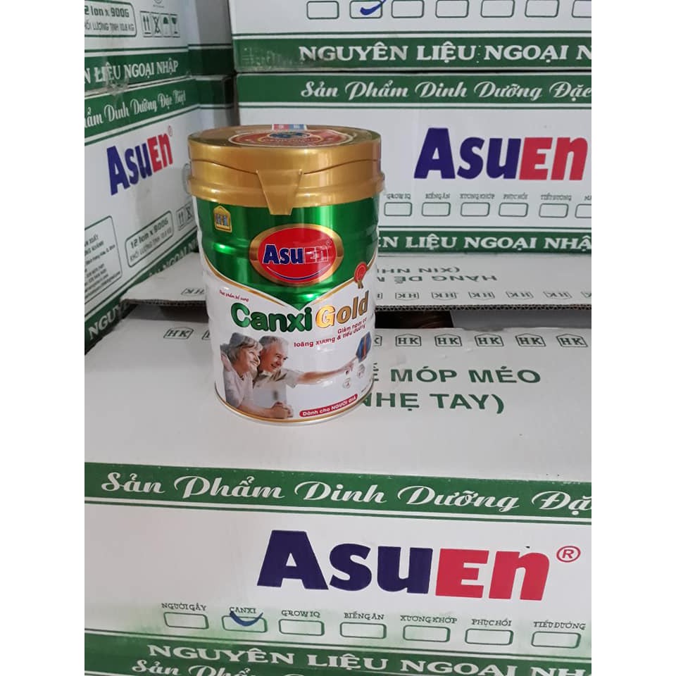 combo 2 lon sữa asuen canxi gold 900g - Sữa canxi gold dành cho người già loãng xương, tiểu đường