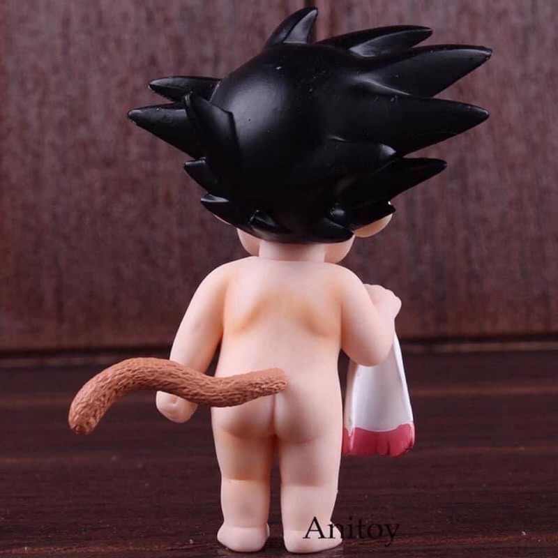 Mô hình đồ chơi Goku ở truồng đang tắm siêu dễ thương bằng nhựa