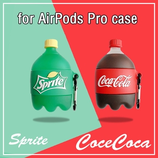 Vỏ Đựng Bảo Vệ Hộp Sạc Tai Nghe Airpods 1 / 2 Hình Lon Coca Cola  Sprite 3d 【Có móc khóa】