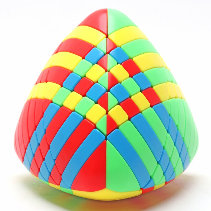 Sage 7-order Zongzi Rubik's Cube 7-order 6-axis hình đặc biệt Độ khó Chuyên nghiệp Linh hoạt Mịn Màu rắn Hình dán miễn p