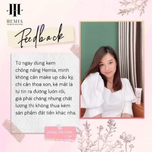 [BÁN SỈ CHUẨN AUTH 100%]Kem chống nắng Hemia nâng tông, dưỡng trắng da SPF 50++ Hàn quốc 50ml | BigBuy360 - bigbuy360.vn
